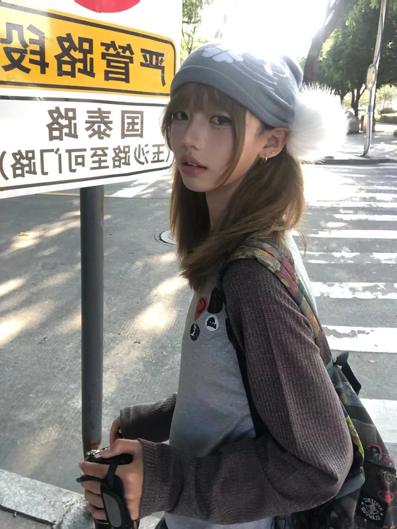 Karrram Japanese Y2k Patchwork T-shirt Vintage 2000s Style Knitted Tops 90s Harajuku Long Sleeve Ribbed T Shirt American Retro