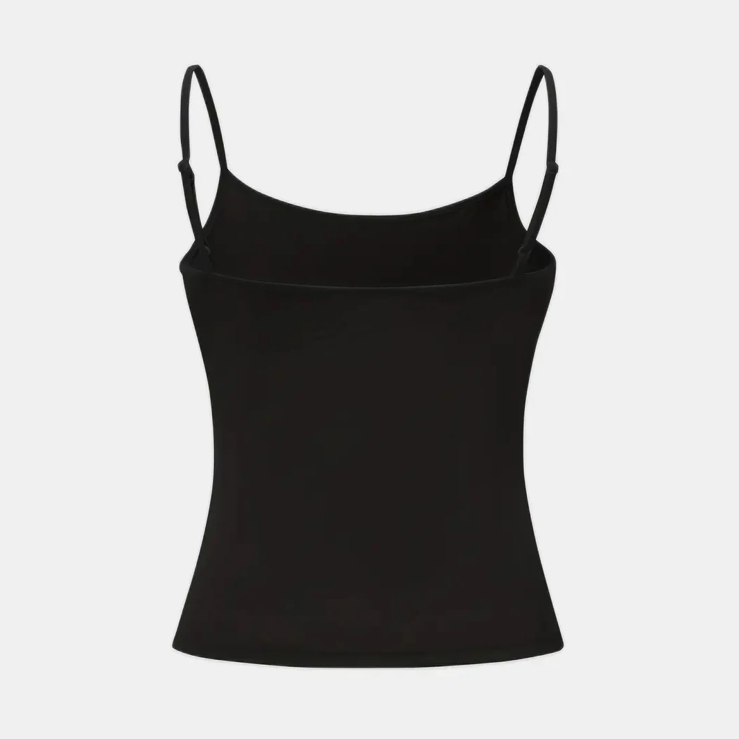 New Women Tank Top Strap Slim Top for Summer Fashion Versatile Casual Breathable Micro Elastic Fabric Sleeveless Strap Top