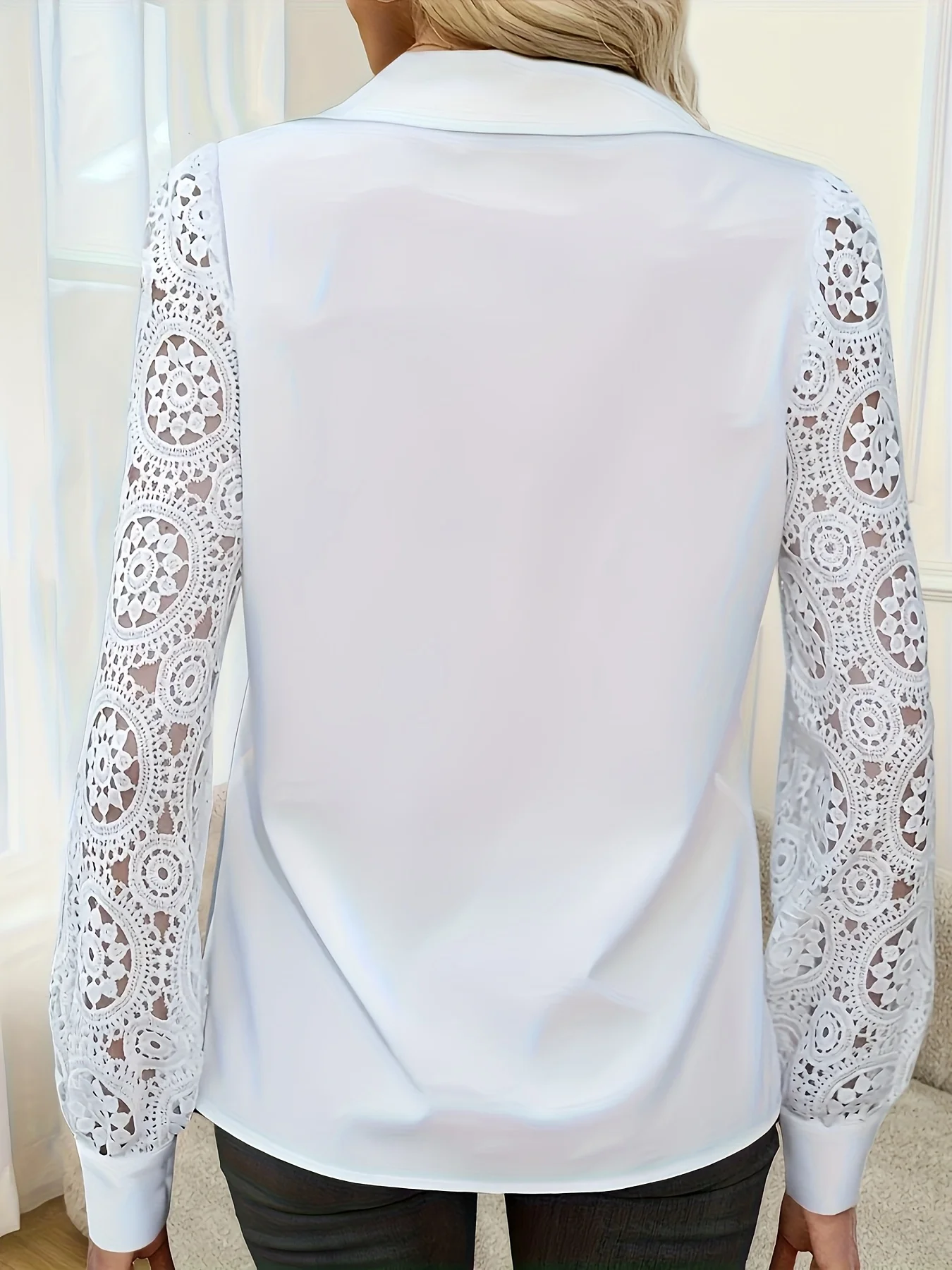 Temperament Loose Woman Shirt Fashion Casual Blouse Elegant long Sleeve Woman Shirt Holiday Weekend Top