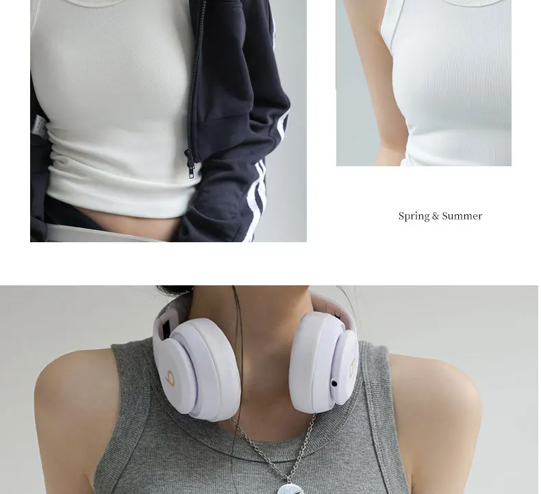 All-in-One Ribbed Camisole Women Crew Neck Built-in Bra Support Sleeveless Top for Casual Daily Wear Y2k Korean Fashion Clothing