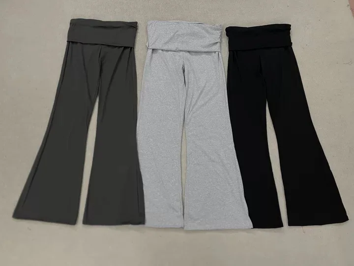 Fashionable Casual Yoga Bell Bottom Pants Slim Fit Y2K Hip Lifting New Women's Casual Pants