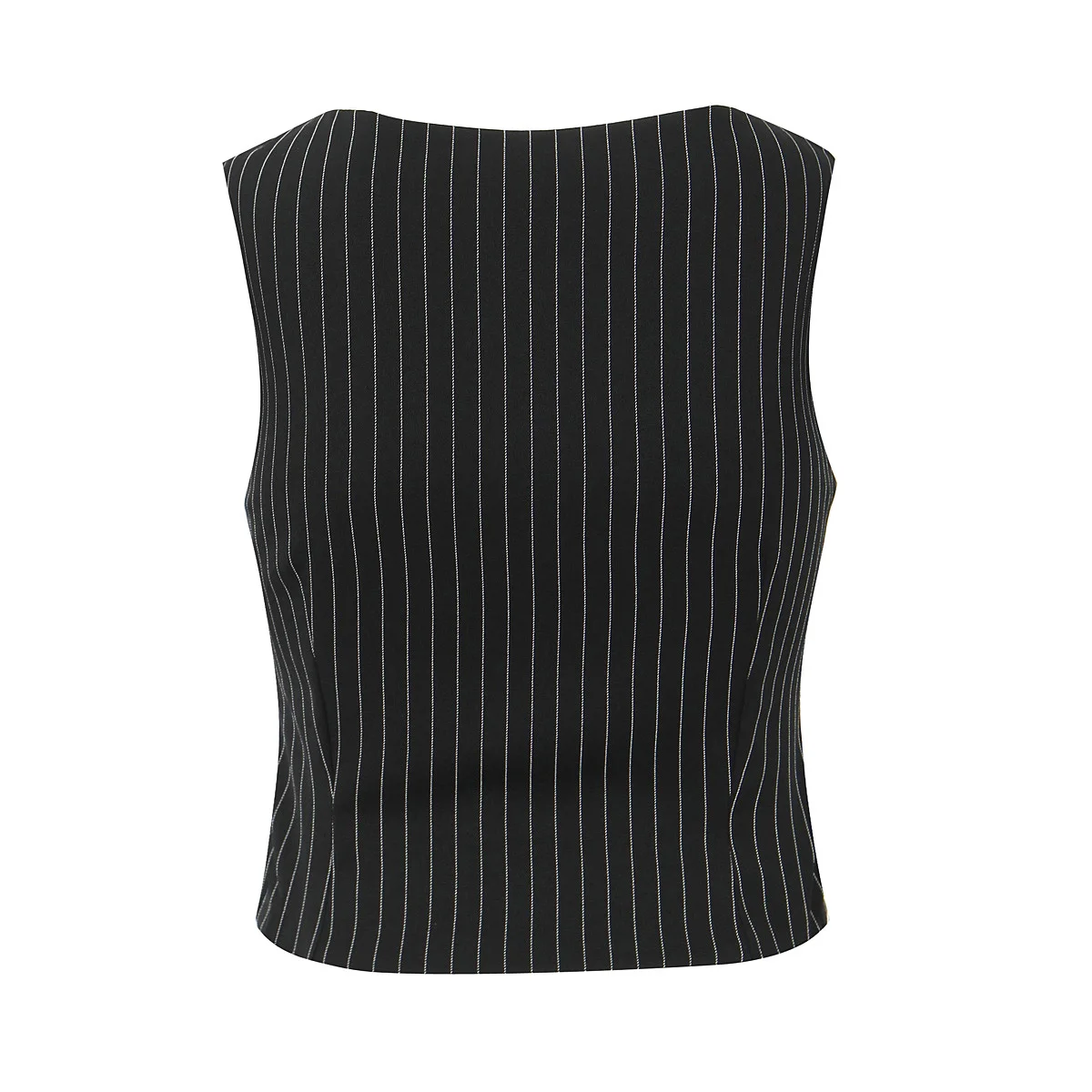 Black Striped Bow Ruched Chest Hook Buttons Crop Top Women Low Waist Package Hips Pleated Mini Skirt Suits 2 Pieces 1 Set