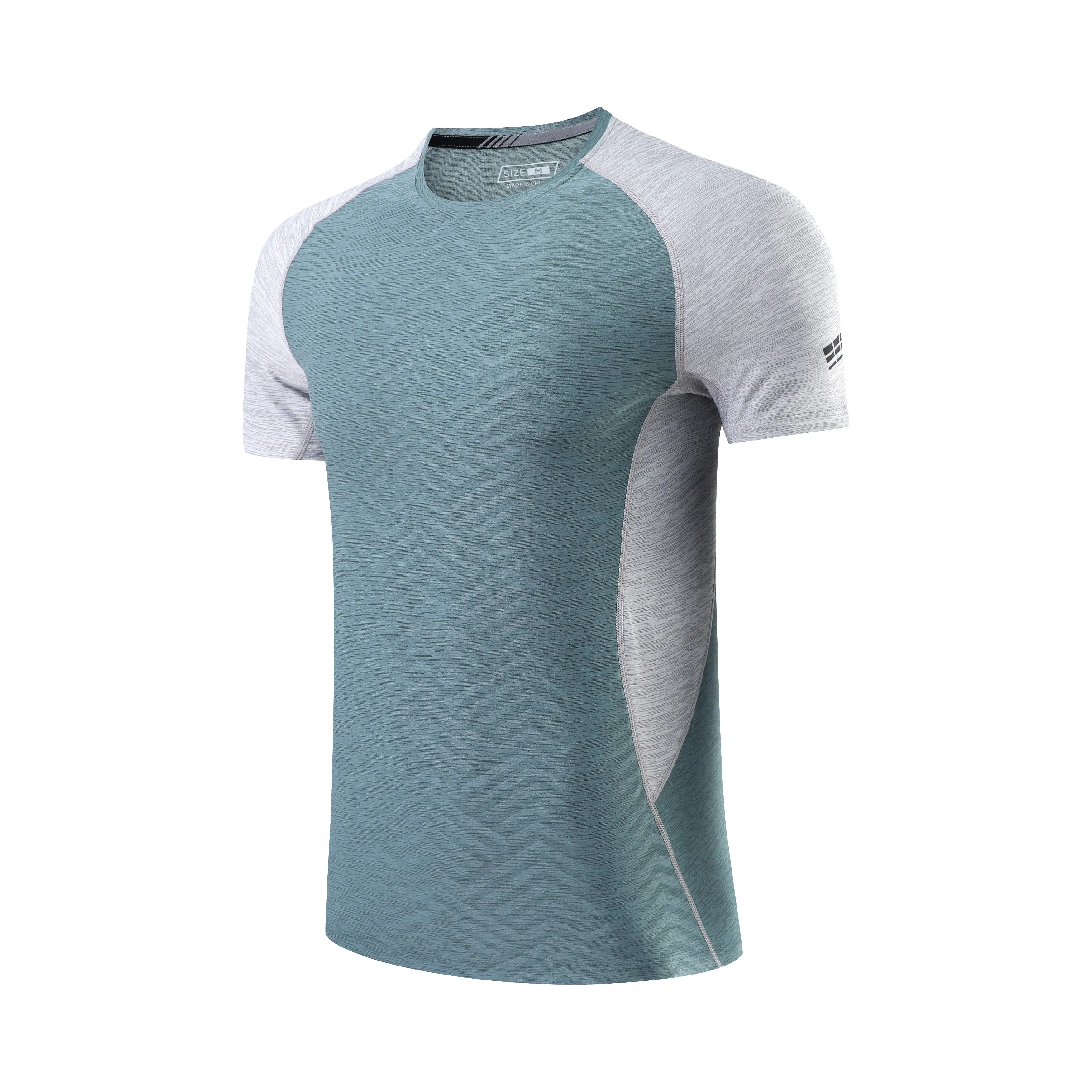 2022 New brand Clothing fitness Running t shirt men O-neck t-shirt spandex bodybuilding Sport shirts tops gym men t shirt