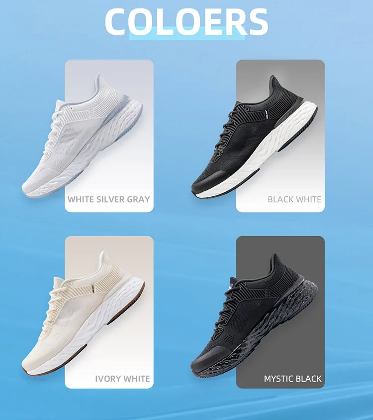 ONEMIX YUE SHUANG Running Shoes for Men Air Cushion Athletic Couple Trainers Sport Runner Shoes Outdoor Women Walking Sneakers