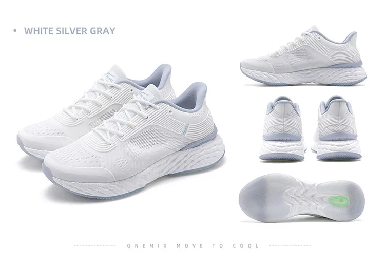 ONEMIX YUE SHUANG Running Shoes for Men Air Cushion Athletic Couple Trainers Sport Runner Shoes Outdoor Women Walking Sneakers