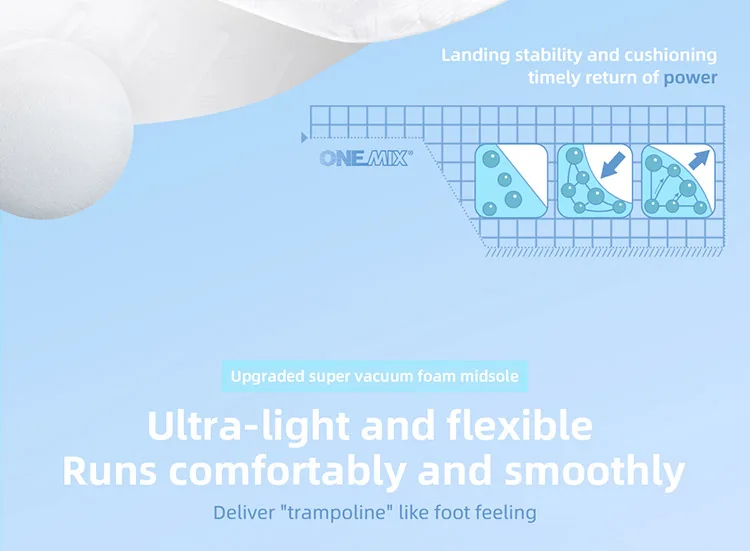 ONEMIX YUE SHUANG Running Shoes for Men Air Cushion Athletic Couple Trainers Sport Runner Shoes Outdoor Women Walking Sneakers
