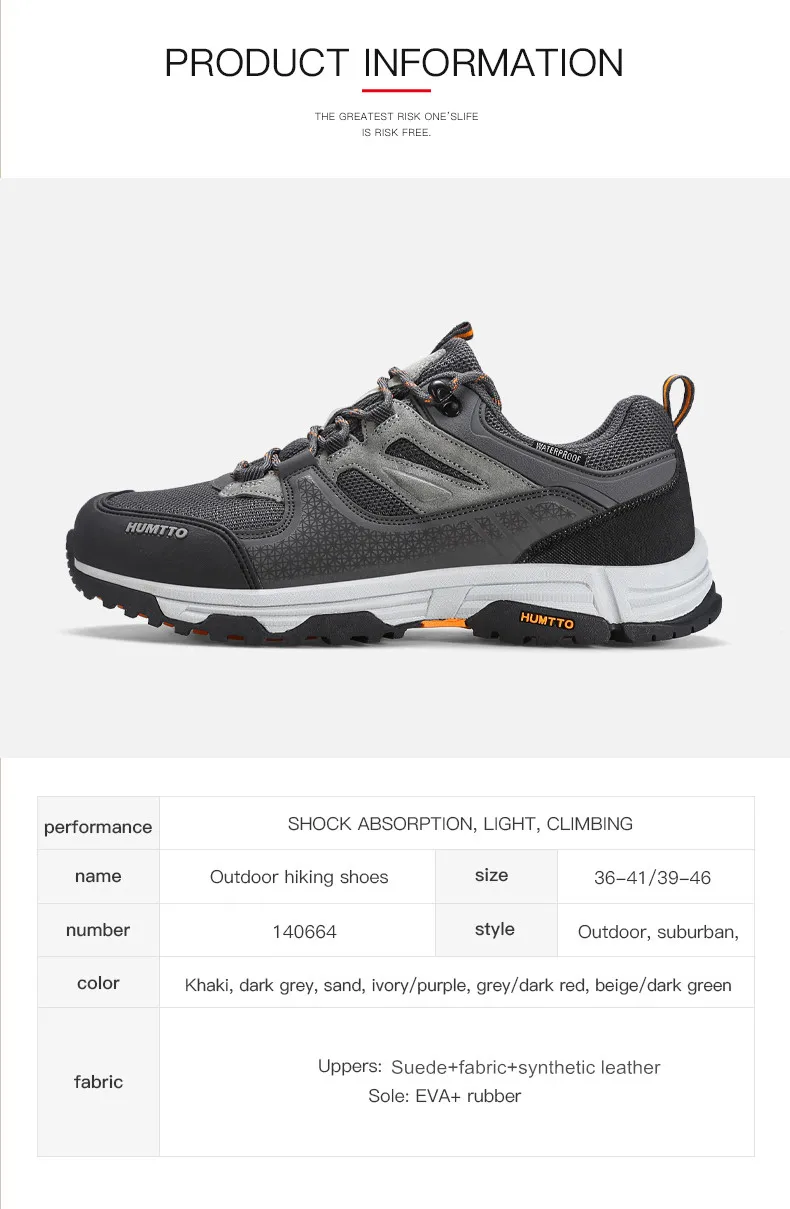 HUMTTO Waterproof Shoes for Women Outdoor Womens Hiking Shoes Luxury Designer Breathable Sports Trekking Climbing Sneakers Woman