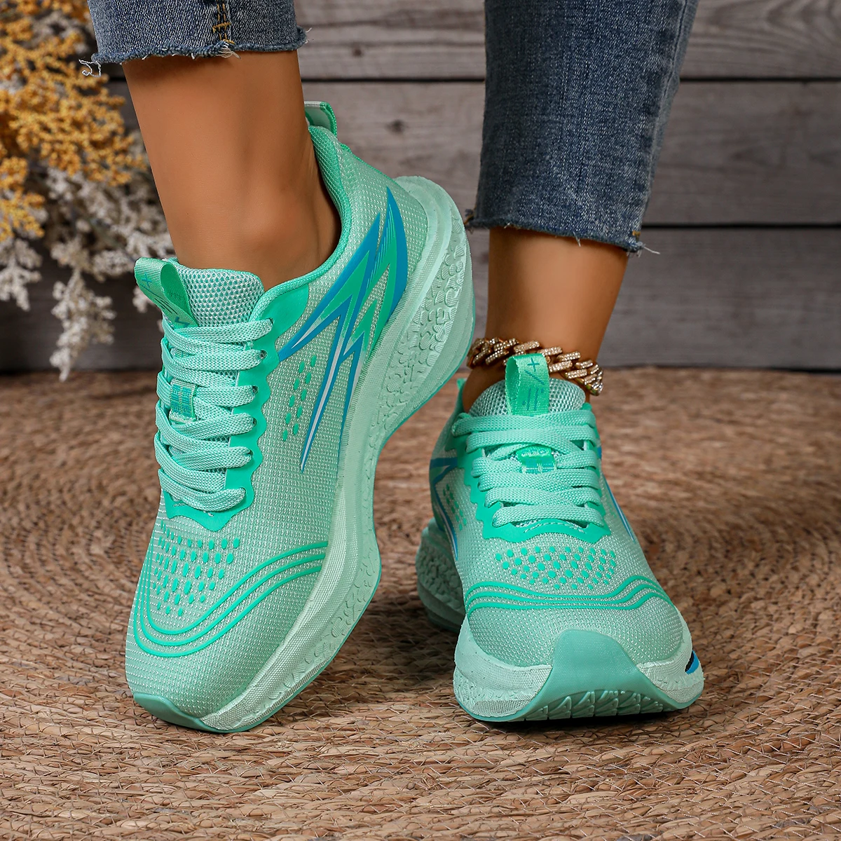 Men Breathable Carbon Plate Running Shoes Lightweight Elastic Marathon Sneakers Anti Slip Sport Training Athletic Shoe for Women