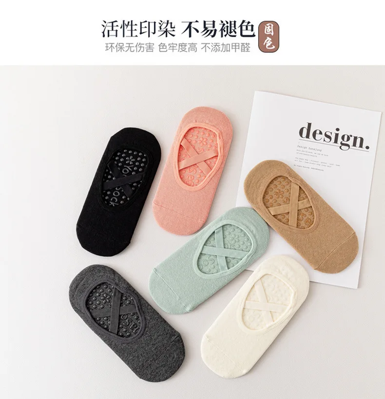 Harajuku Yoga Socks women Professional Fitness Sports Cross Belt Pilates Socks Anti Slip Trampoline Floor Socks Designer Socks