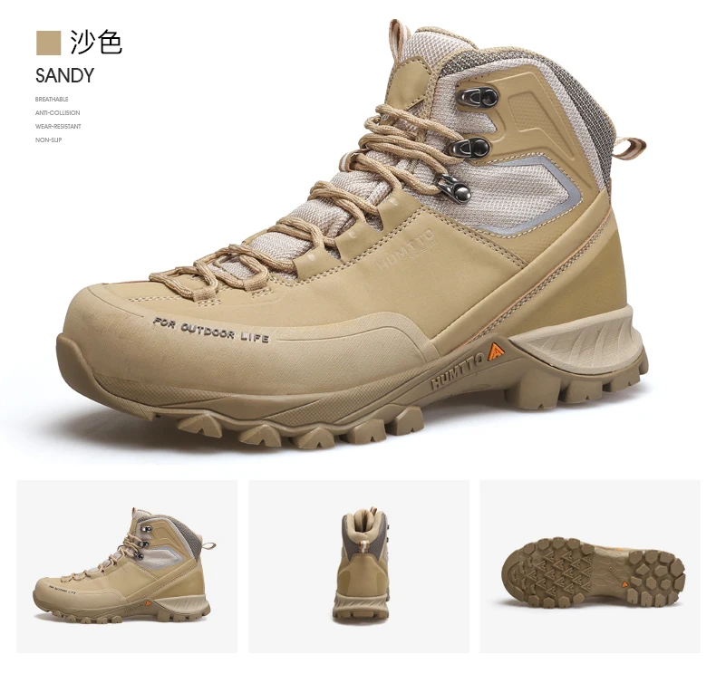 Humtto Waterproof Outdoor Men Hiking Shoes Breathable Climbing Sneakers Trekking Hunting women Tourism Mountain Tactical boots