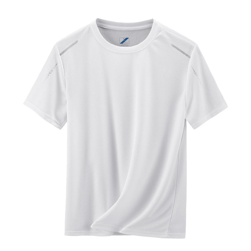 YJKVUR 2026 Summer Men’s Quick Dry Moisture Wicking Crew Neck T Shirts Mesh Athletic Running Gym Workout Short Sleeve Tee Tops