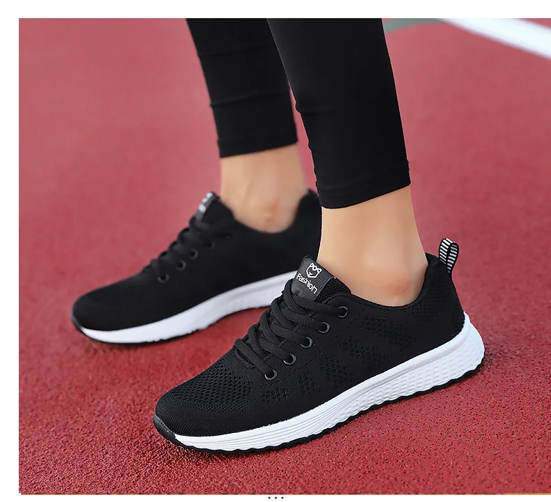 Women Sport Shoes Fashion Platform Sneakers Ladies Spring Summer Flats Running Shoes for Women Casual Shoes Mesh Jogging Tennis