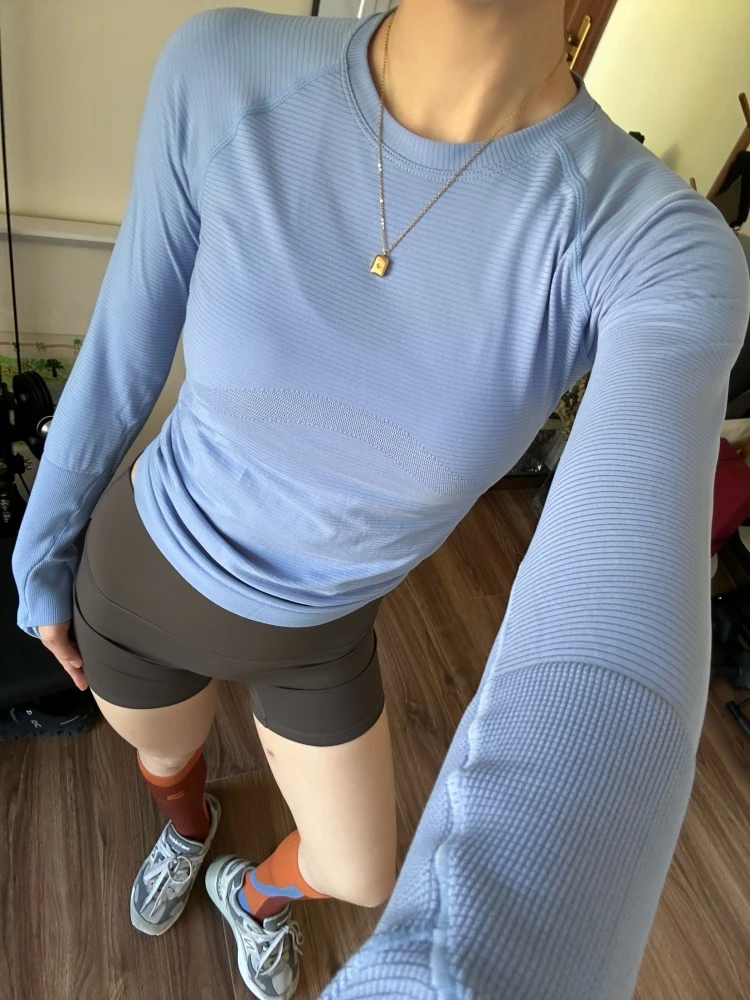 New Long Sleeve Yoga Shirt Top Women's Tight Fitness Wear Gym Clothes Sports Blouses Running Training Workout Pilates Yoga Shirt
