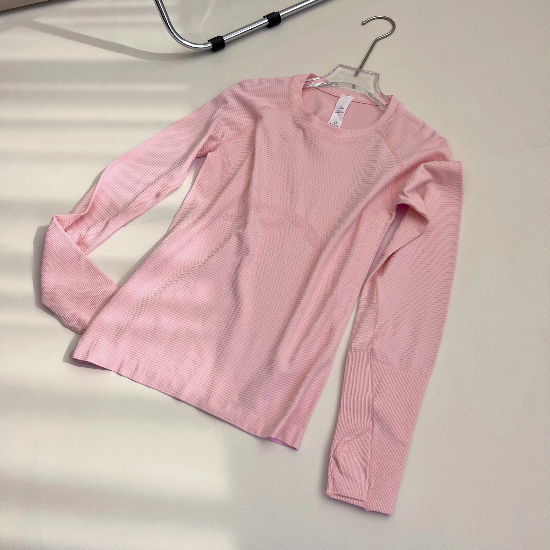 New Long Sleeve Yoga Shirt Top Women's Tight Fitness Wear Gym Clothes Sports Blouses Running Training Workout Pilates Yoga Shirt