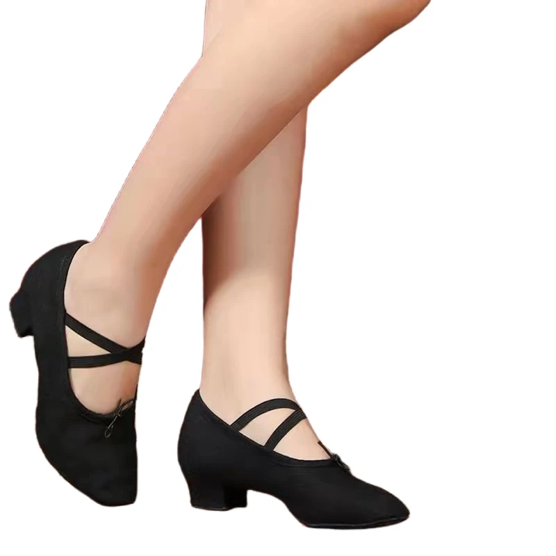 Ballet Dance Shoes Women Teacher Stage Training Shoes Soft Sole Slippers Yoga Belly Practice Shoes Girls Jazz Dancing Shoes