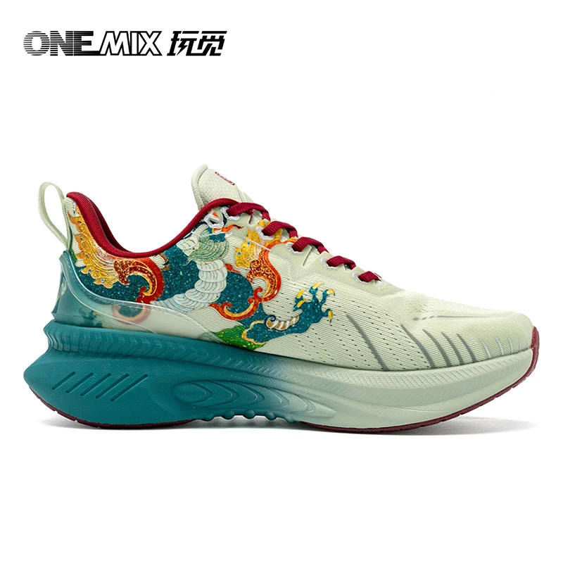ONEMIX Original Man Sneakers Loong Women's Sports Shoes Trainers Luxury Comfortable Traditional Chinese Style Running Shoes