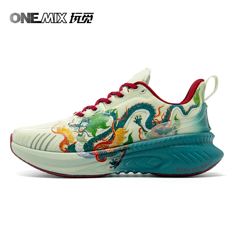 ONEMIX Original Man Sneakers Loong Women's Sports Shoes Trainers Luxury Comfortable Traditional Chinese Style Running Shoes