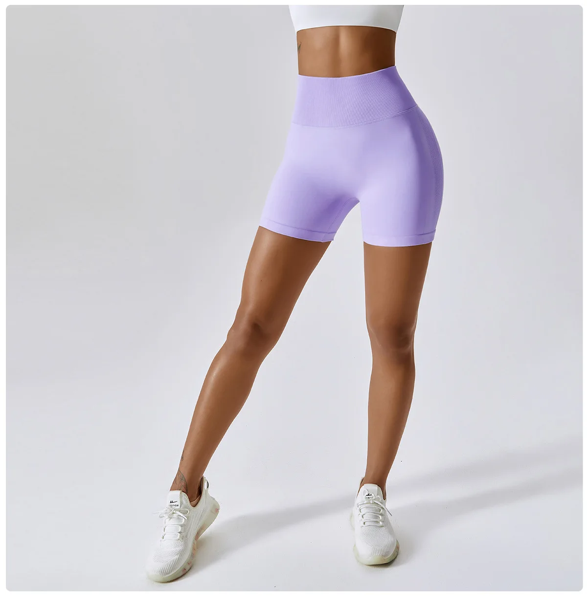 CZGUKE Women's Shorts for Cycling Jogging Fitness Sports Seamless High-Waisted Hip-Lifting Gym Shorts Tight Yoga Clothing