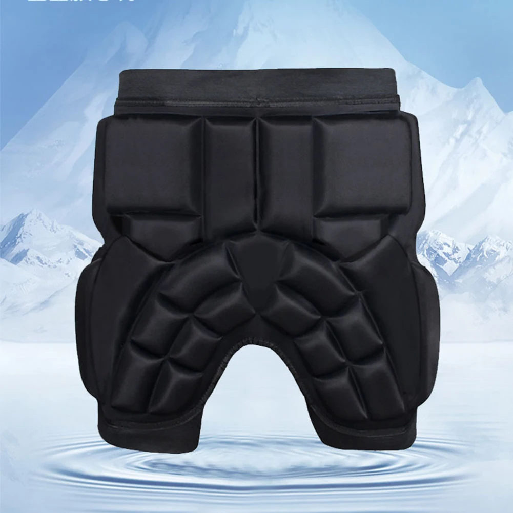 Unisex Hip Padded Shorts EVA Protective Guard Pad Anti-Fall Thickened Hip Protector Adjustable for Adults Kids Skate Ski