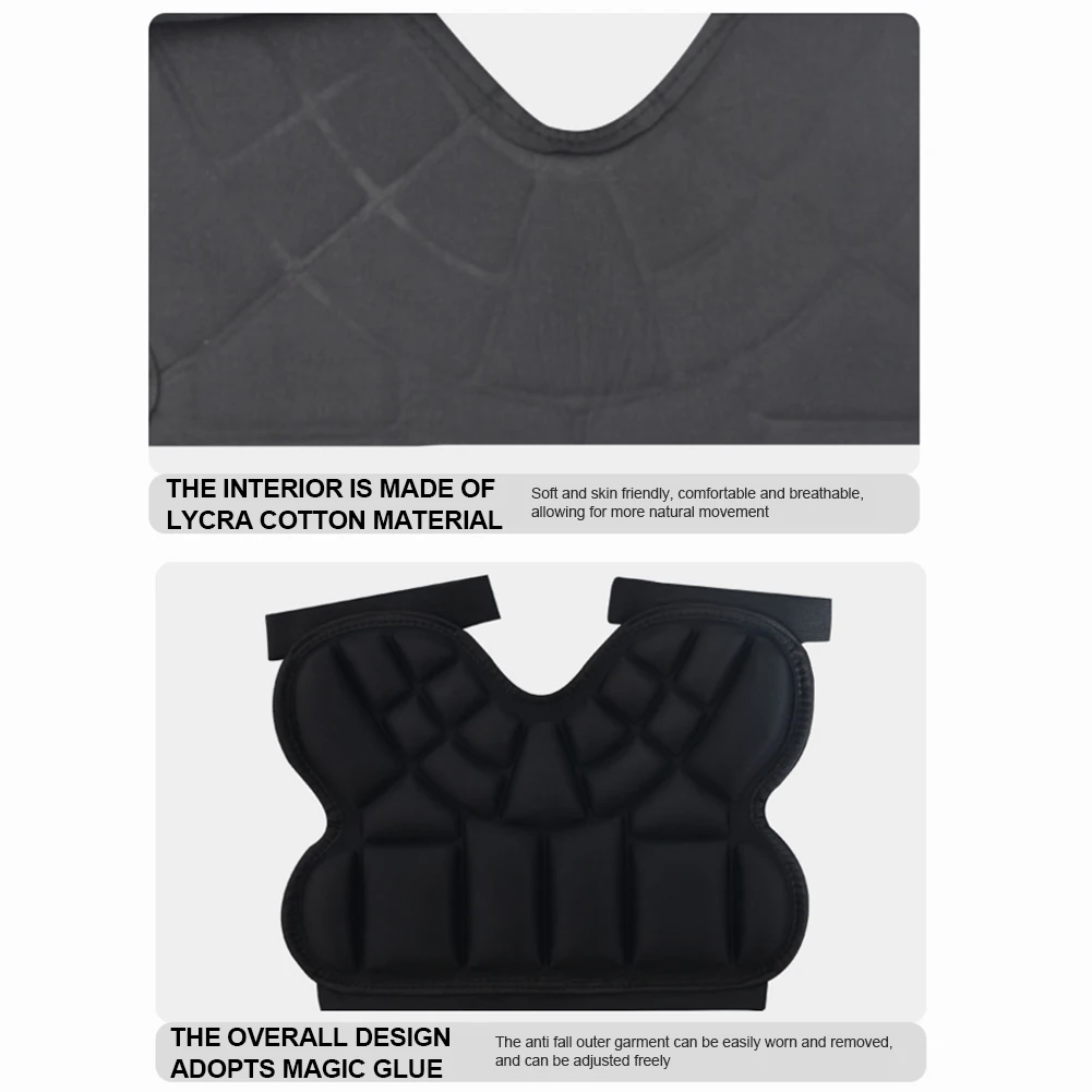 Unisex Hip Padded Shorts EVA Protective Guard Pad Anti-Fall Thickened Hip Protector Adjustable for Adults Kids Skate Ski
