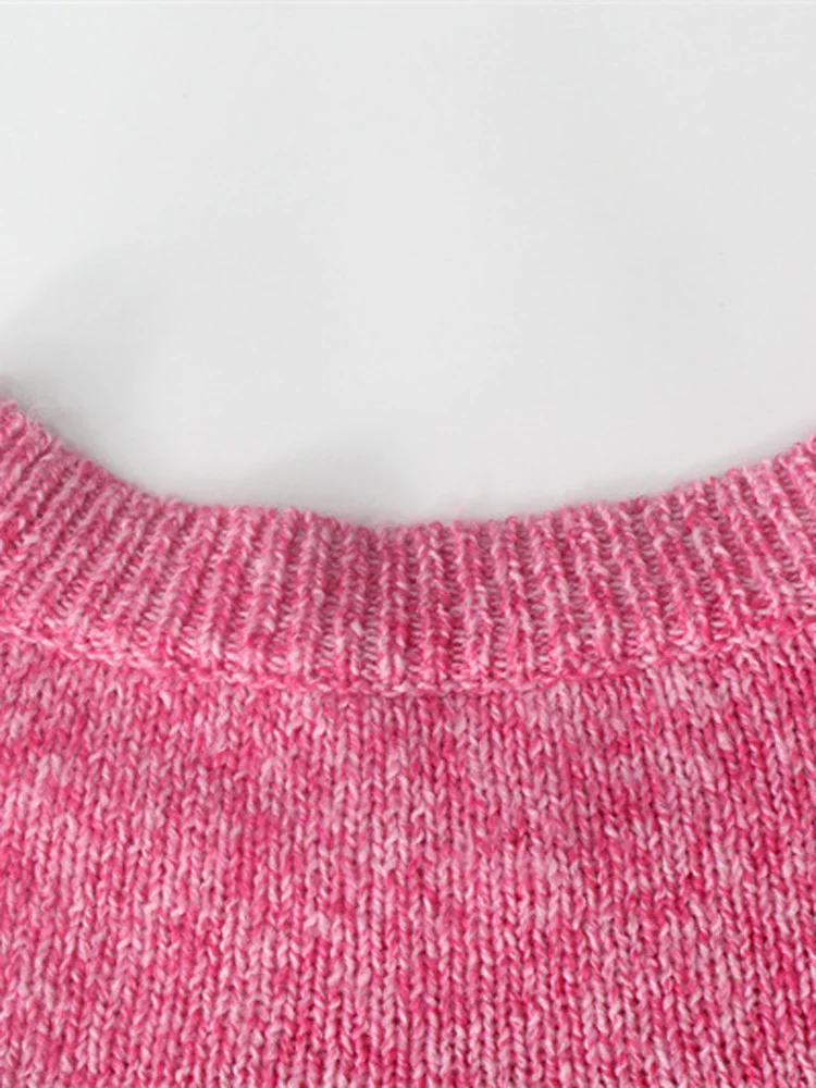 Tossy Lace-Up Backless Sweater Pullover For Women Sexy Long Sleeve Fashion Turtleneck Loose Bandage High Street Camisola Top