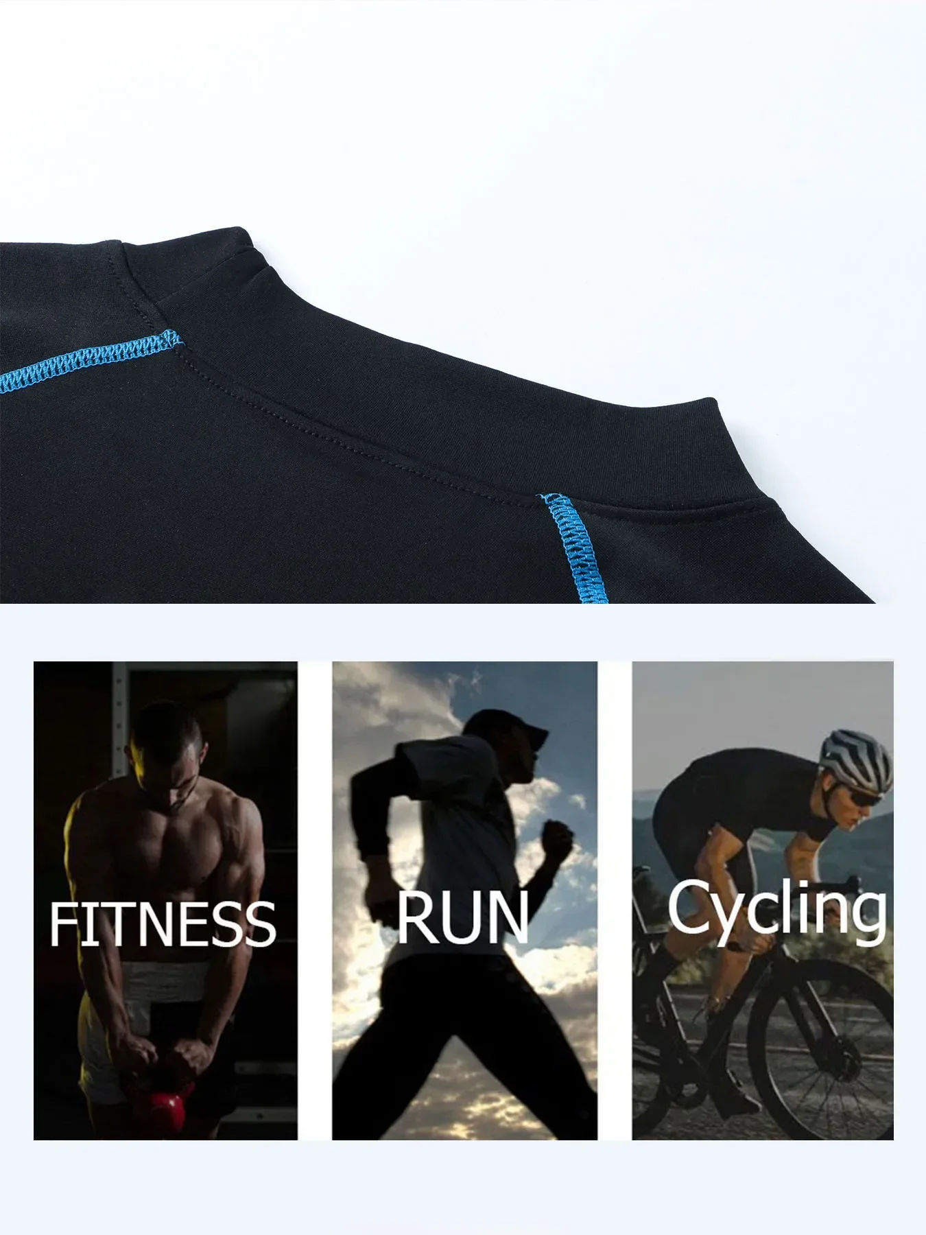 Mens Running T-shirts Compression Long Sleeve Sport Shirts Spider Printing Fitness Training Jogging Gym Quick Dry Tee