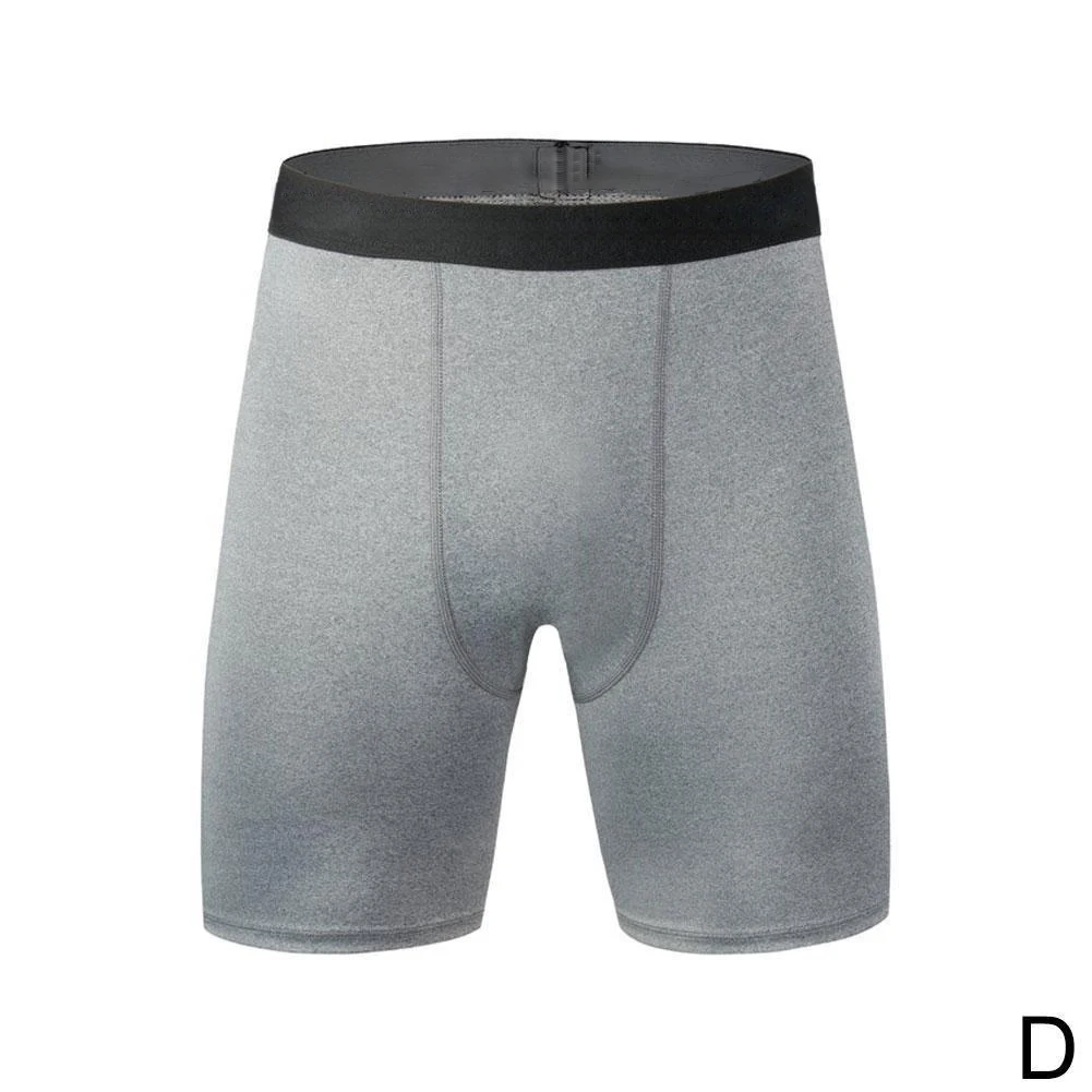 Men's Leggings Compression Pants Sports Leggings Basketball Quarter Shorts Quick Drying Running Training Stretch Fitness Pants