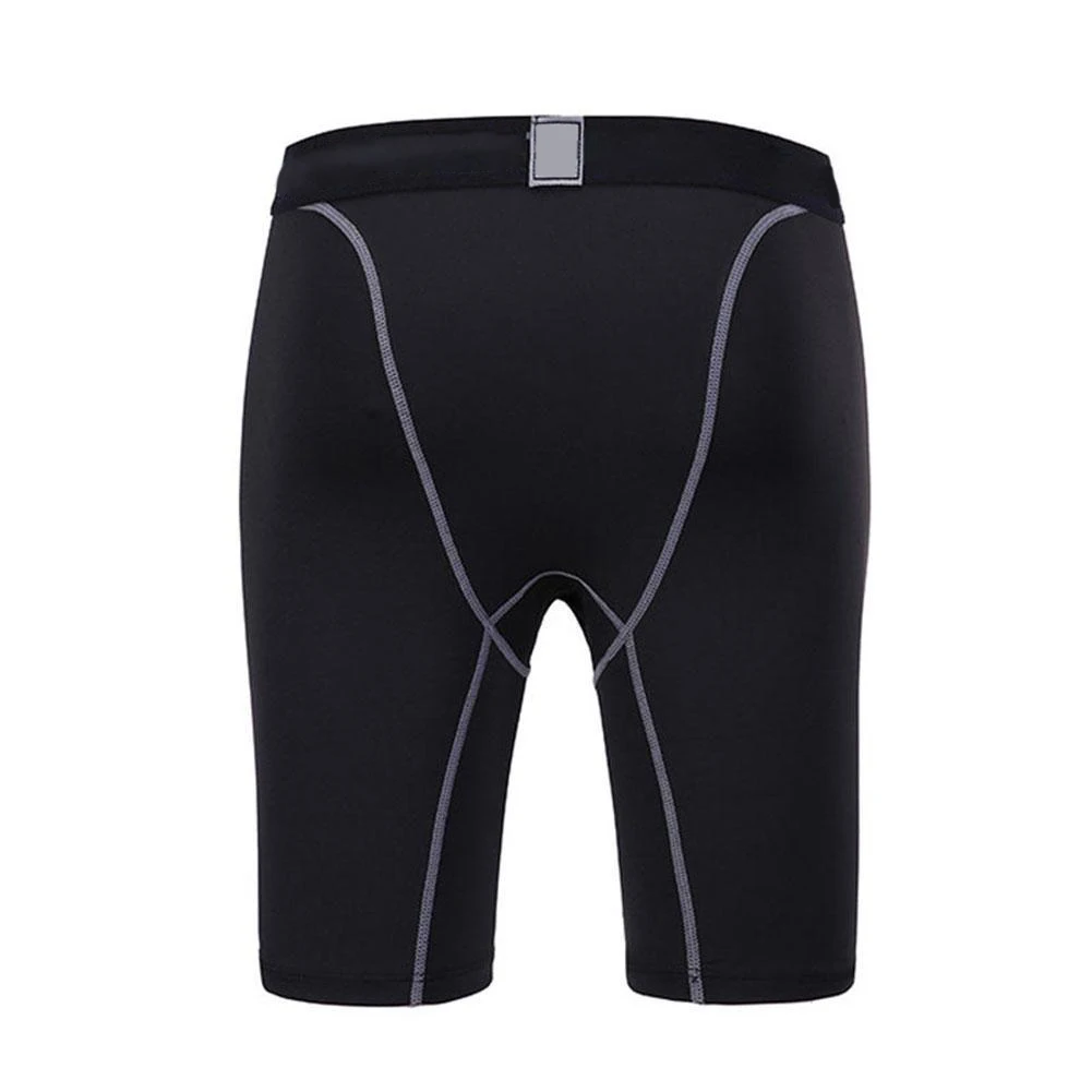 Men's Leggings Compression Pants Sports Leggings Basketball Quarter Shorts Quick Drying Running Training Stretch Fitness Pants