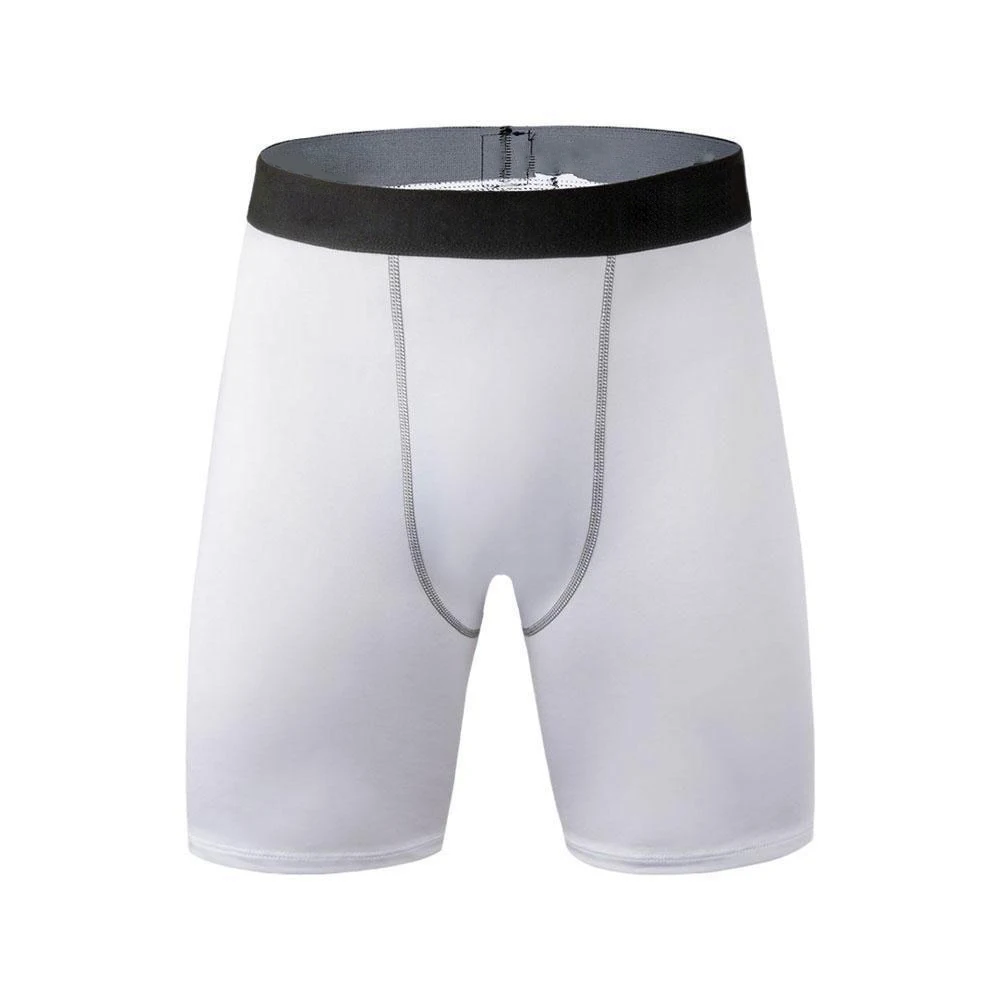 Men's Leggings Compression Pants Sports Leggings Basketball Quarter Shorts Quick Drying Running Training Stretch Fitness Pants