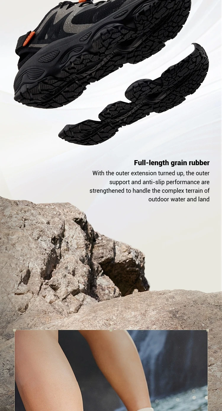 361 Degrees Outdoor Upstream Water Trekking Non-slip Shoes Breathable Beach Wading Shoes Mountain Sneakers For Men 672522255