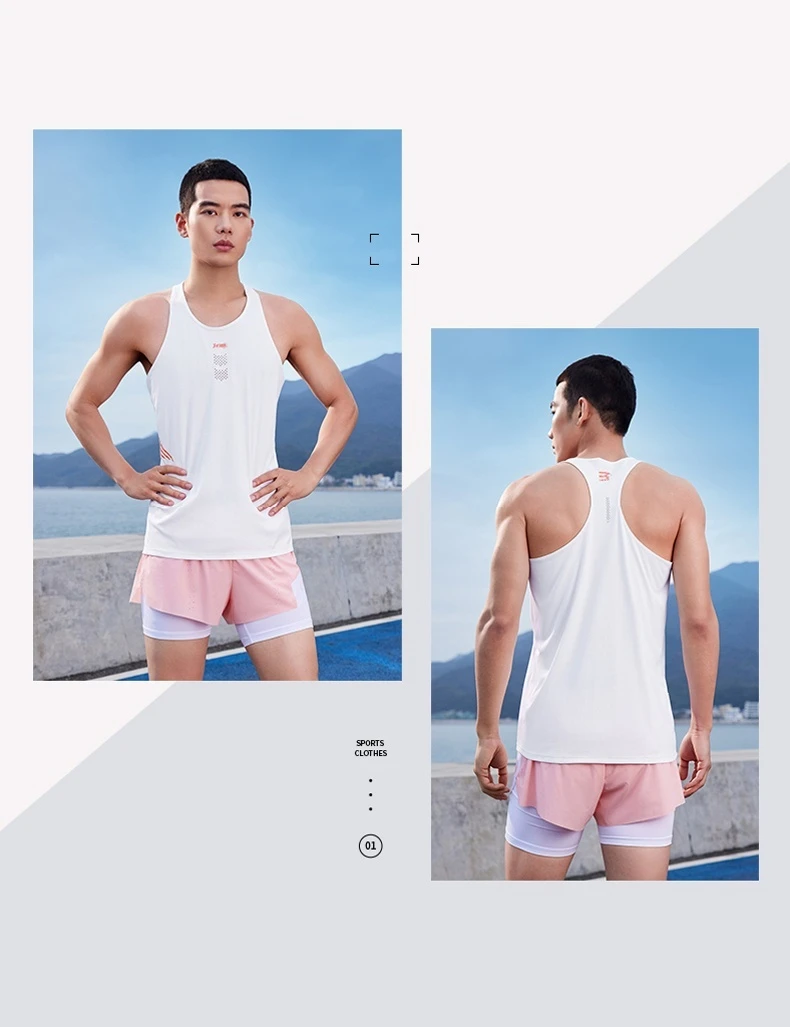 361 Degrees Men's Sports Vest Summer Running Marathon Quick-drying Fitness Breathable Basketball Sleeveless Jersey 652422503