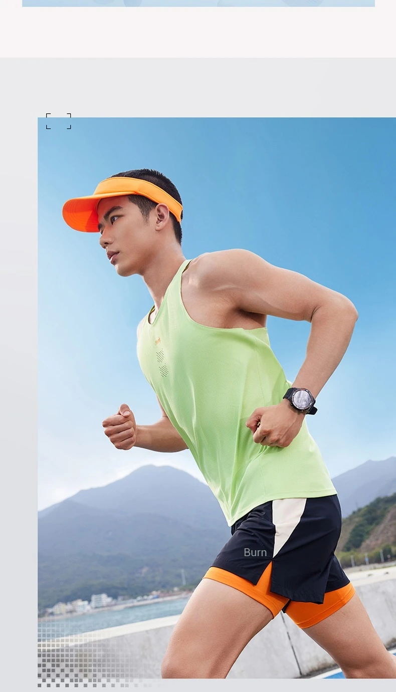 361 Degrees Men's Sports Vest Summer Running Marathon Quick-drying Fitness Breathable Basketball Sleeveless Jersey 652422503