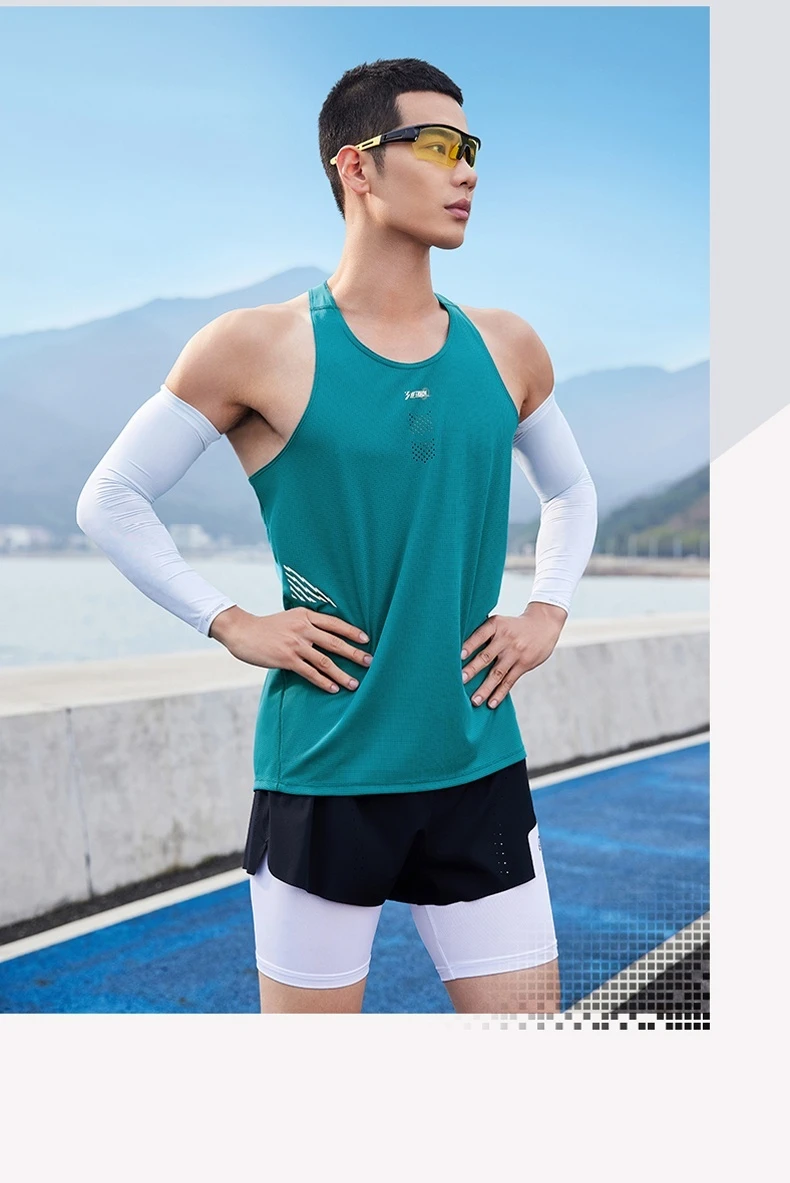 361 Degrees Men's Sports Vest Summer Running Marathon Quick-drying Fitness Breathable Basketball Sleeveless Jersey 652422503