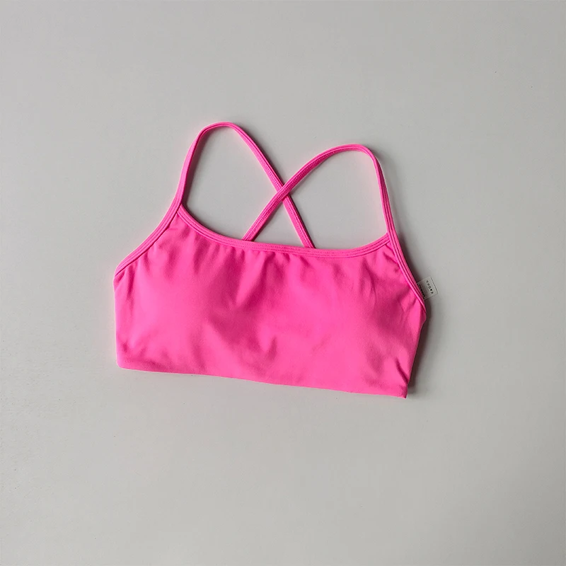 Women's Yoga Lingerie Crossed Beautiful Back Sexy Crop Top Big Breasts Shock-proof Pulling Sports Bra Vest Cloth