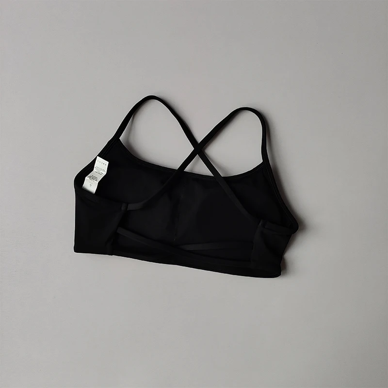 Women's Yoga Lingerie Crossed Beautiful Back Sexy Crop Top Big Breasts Shock-proof Pulling Sports Bra Vest Cloth