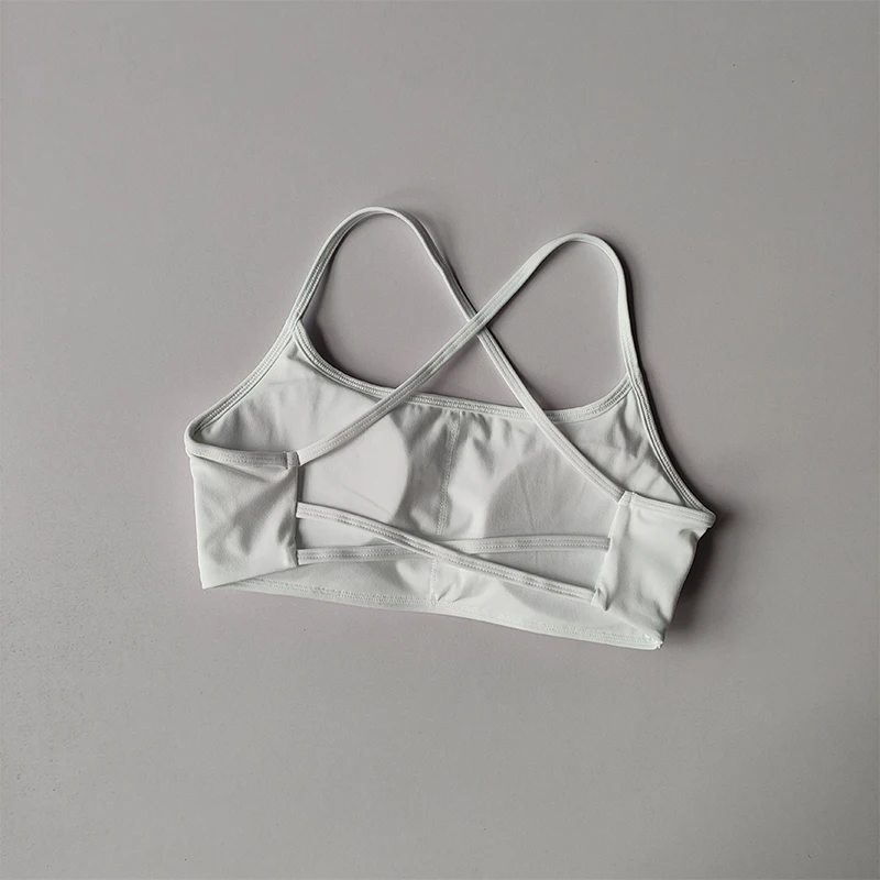 Women's Yoga Lingerie Crossed Beautiful Back Sexy Crop Top Big Breasts Shock-proof Pulling Sports Bra Vest Cloth