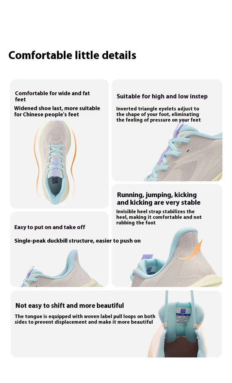 BMAI Running Shoes Summer 20KM Marathon Women's Sports Shoes Breathable Cushioning Gym Sneakers for Women Luxury Woman Trainers