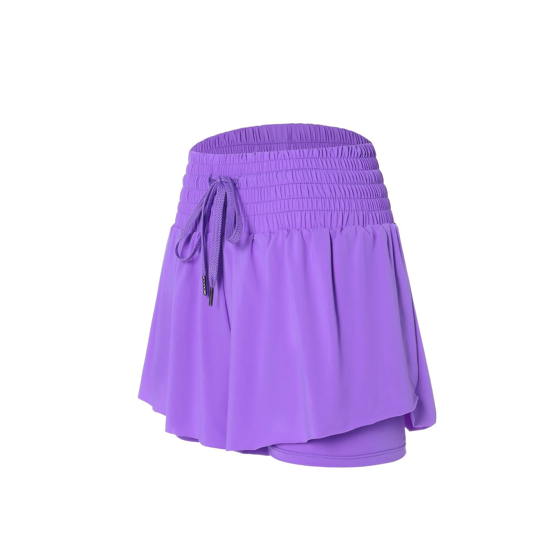 Women Flowy Shorts High Waisted Running Tennis Skirt Skort Golf Workout Yoga Athletic Spandex Cheer Butterfly Shorts Casual Wear