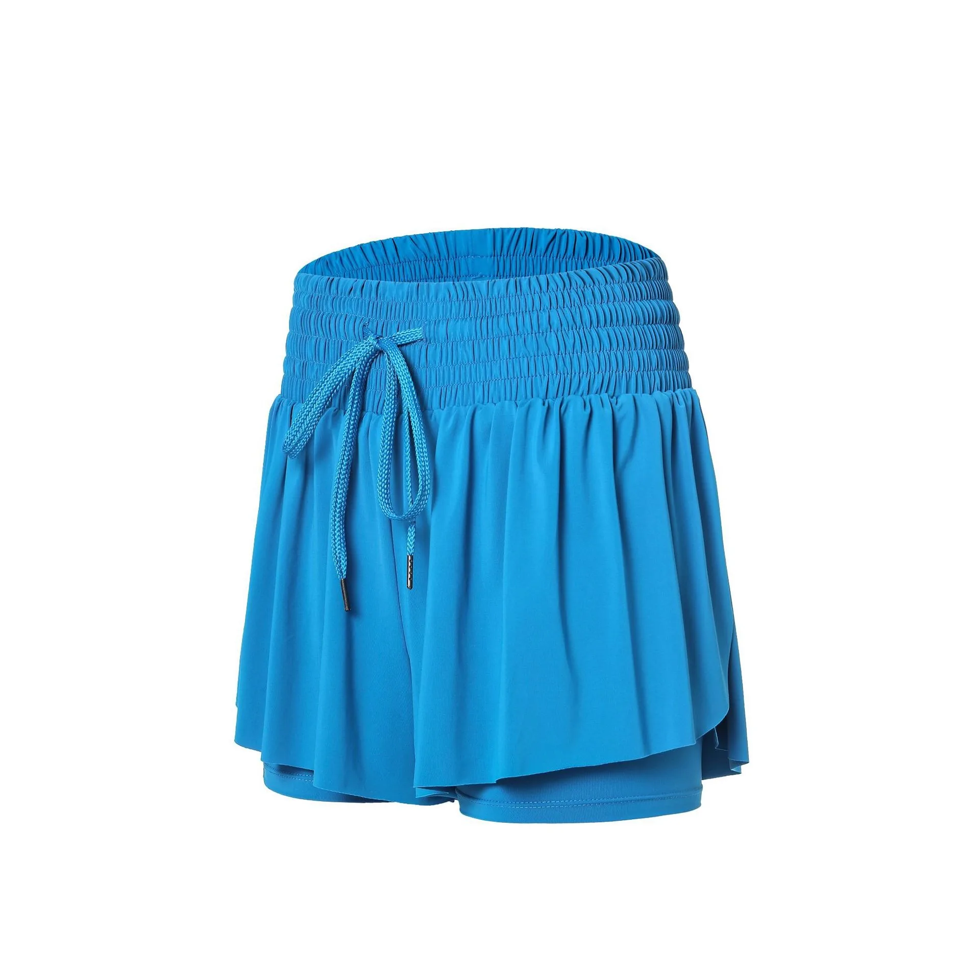 Women Flowy Shorts High Waisted Running Tennis Skirt Skort Golf Workout Yoga Athletic Spandex Cheer Butterfly Shorts Casual Wear