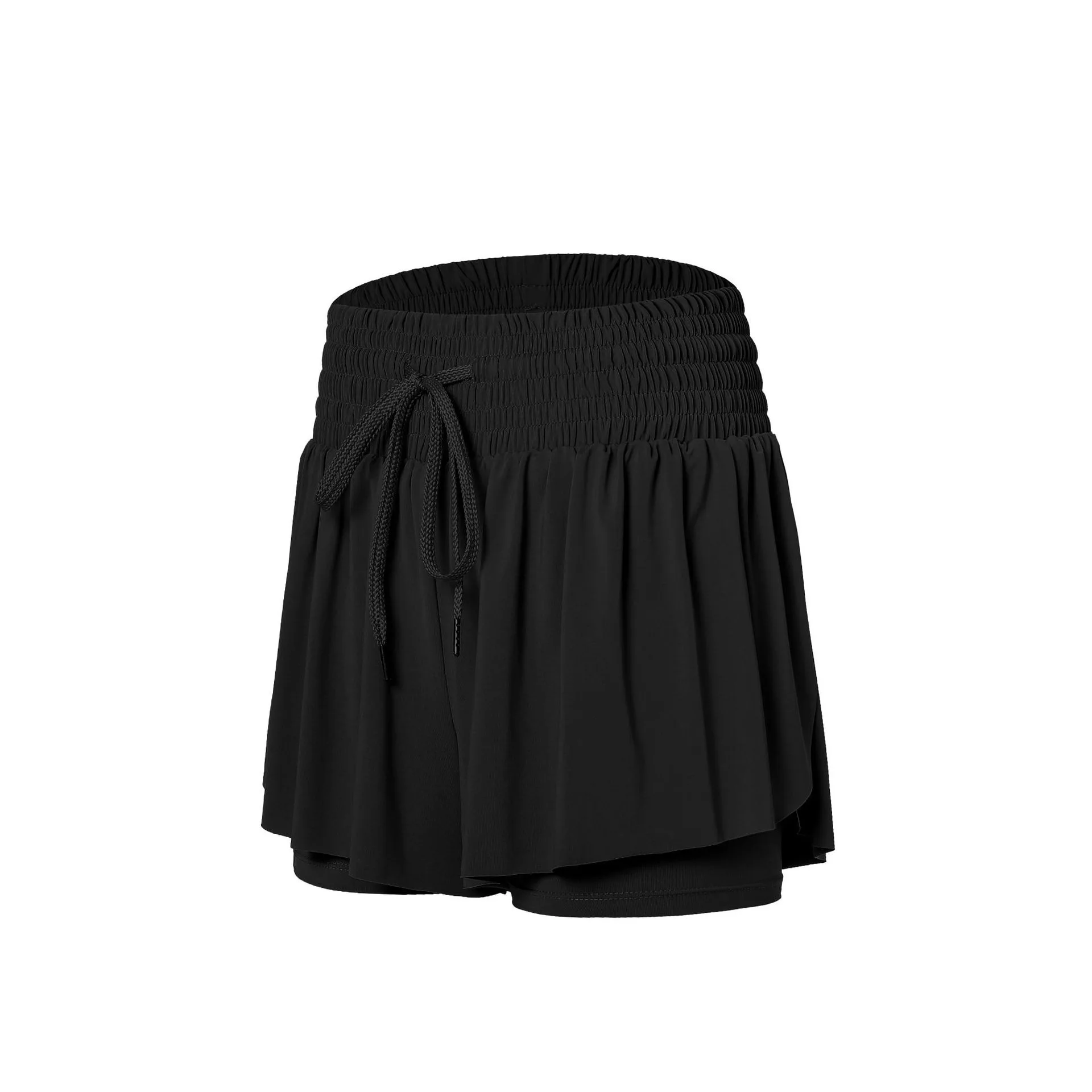 Women Flowy Shorts High Waisted Running Tennis Skirt Skort Golf Workout Yoga Athletic Spandex Cheer Butterfly Shorts Casual Wear
