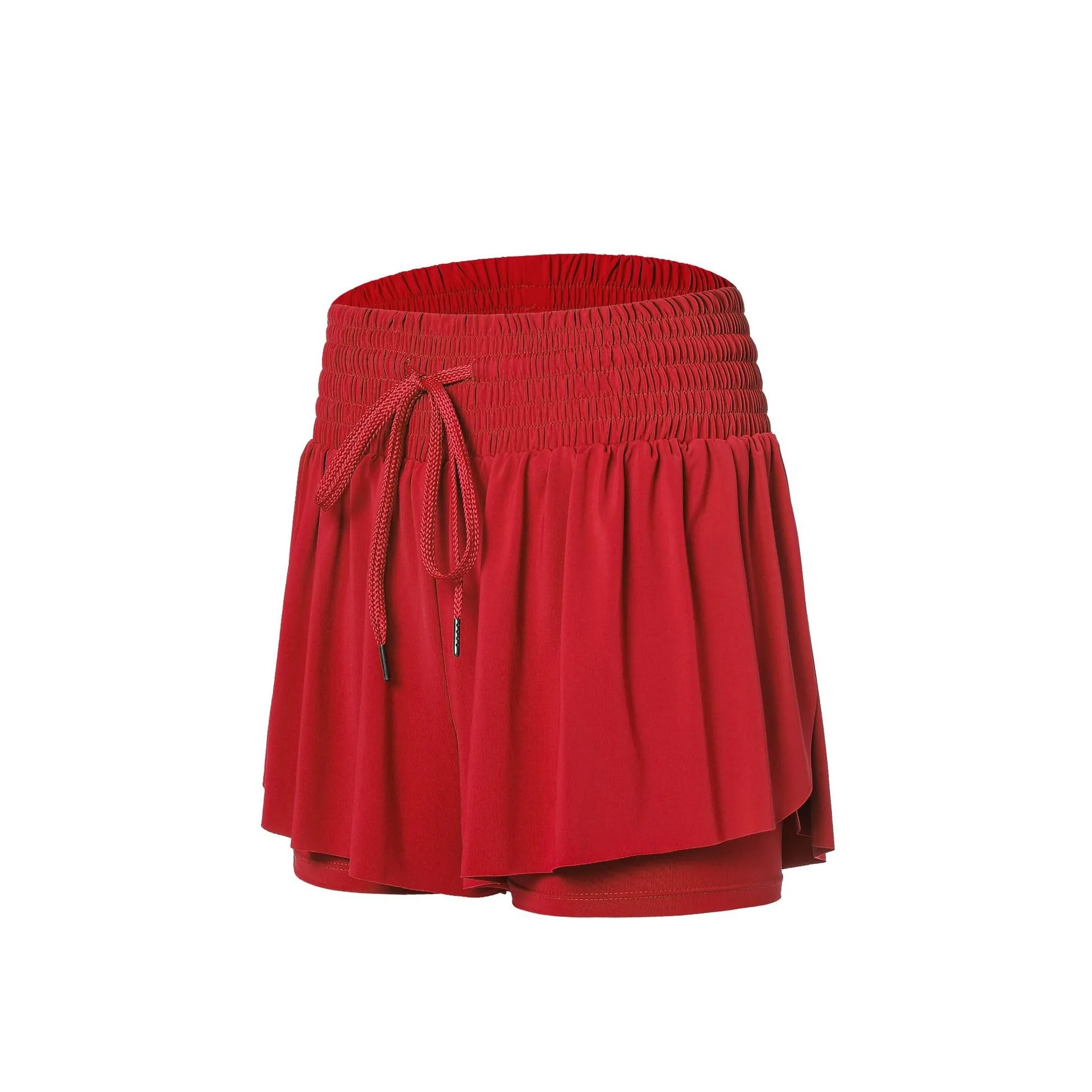 Women Flowy Shorts High Waisted Running Tennis Skirt Skort Golf Workout Yoga Athletic Spandex Cheer Butterfly Shorts Casual Wear