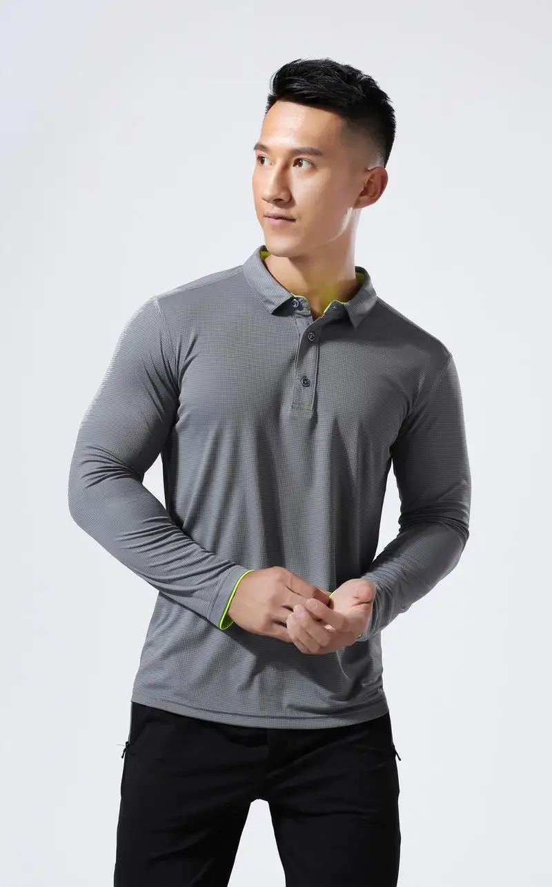 Men Running Sport Shirts Tops Long Sleeve Plus Size Tees Dry Fit Breathable Training Clothes Gym Sportswear Fitness Sweatshirts