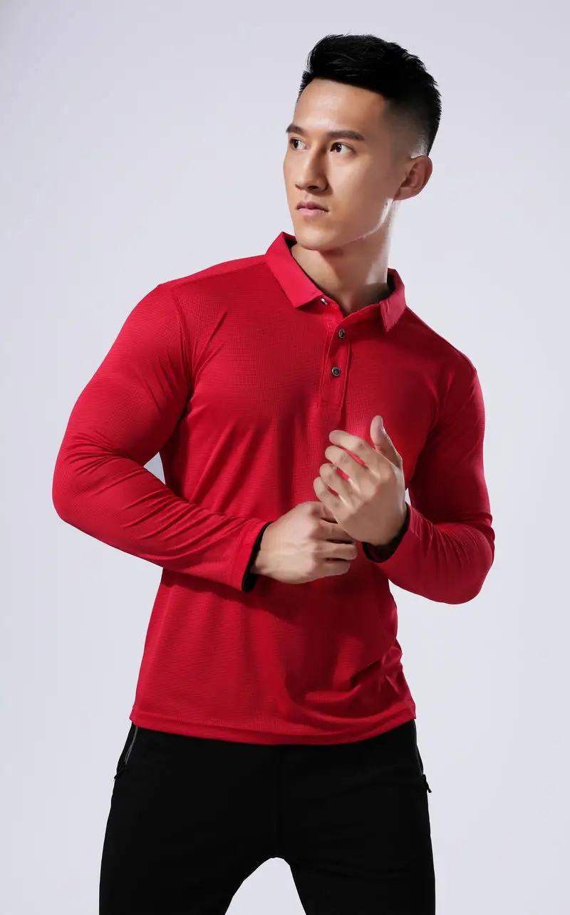 Men Running Sport Shirts Tops Long Sleeve Plus Size Tees Dry Fit Breathable Training Clothes Gym Sportswear Fitness Sweatshirts