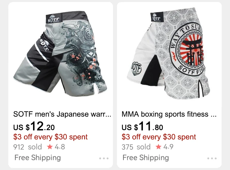 SOTF mma boxing muay thai kick pretorian shorts mma crossfit shorts kick boxing shorts cheap mma shorts kickboxing crossfit