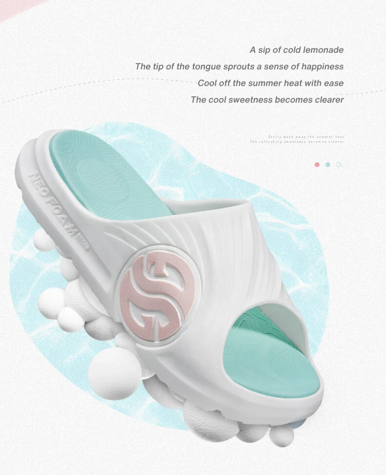 361 Degrees Women AG Outdoor Sports Thick-Soled Outerwear Beach Casual Sandals Slippers Sports Wear Couple Slippers 682126702F