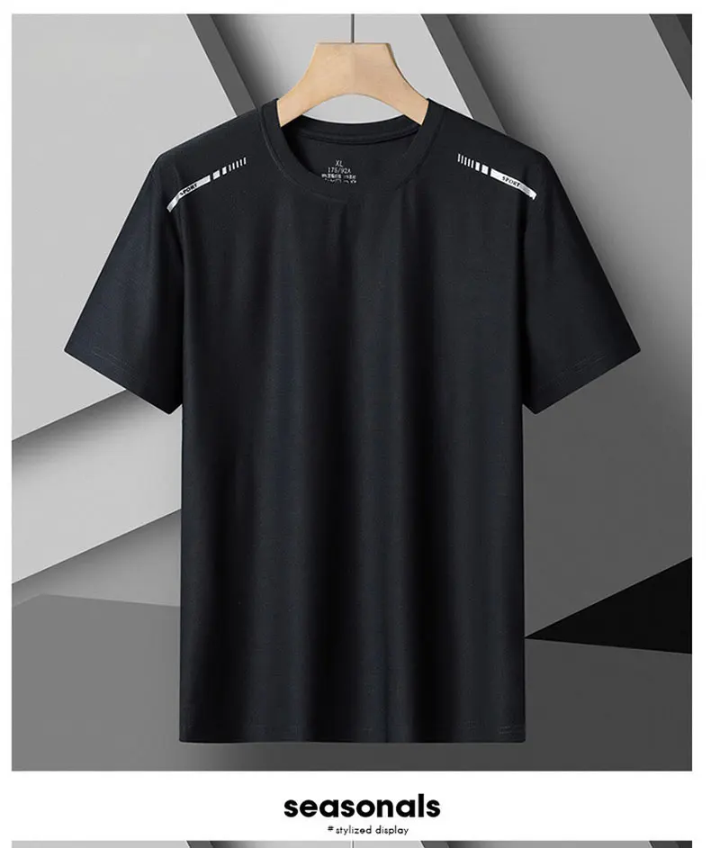 Women Running T-Shirt Reflective High Elastic Breathable Running Sports T-Shirt Summer Quick-Drying Ice Silk Cool Short Sleeves
