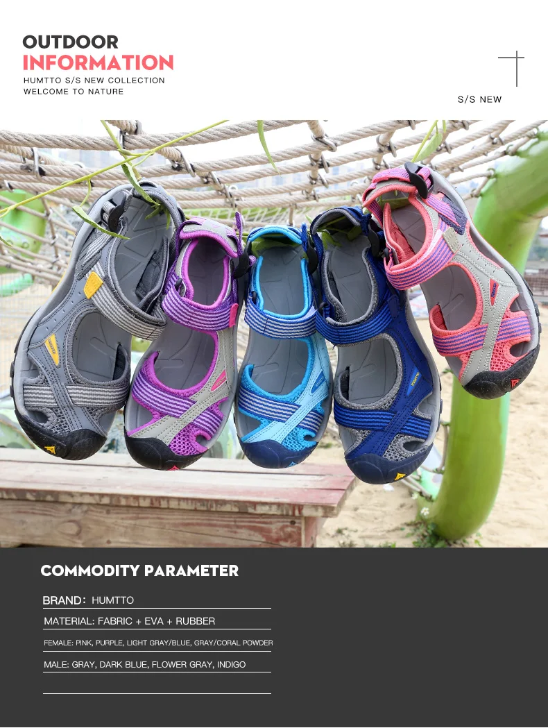 HUMTTO Summer Sandals Women Quick Dry Beach Shoes for Woman 2022 Breathable Ladies Designer Luxury Brand Outdoor Womens Sandals