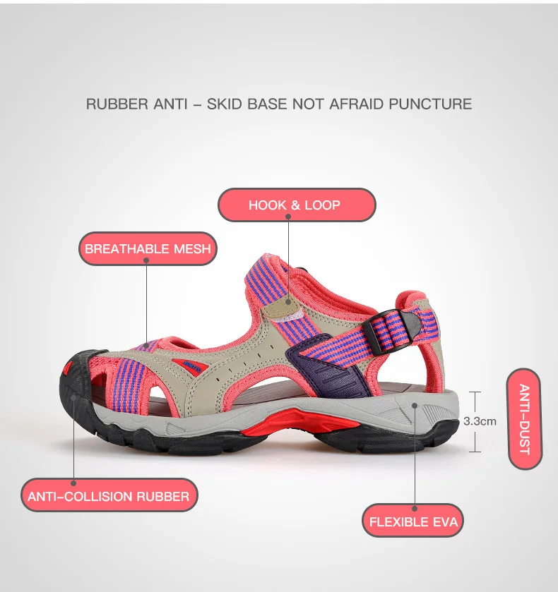 HUMTTO Summer Sandals Women Quick Dry Beach Shoes for Woman 2022 Breathable Ladies Designer Luxury Brand Outdoor Womens Sandals