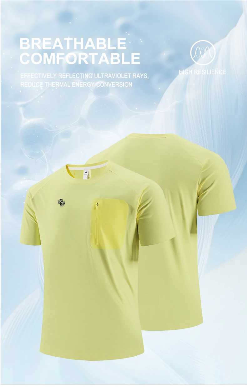 SBWL High Quality Men's Outdoor Running Casual Walking Training Weight Loss Sports Quick Drying T-Shirt Fitness Light Tee Tops