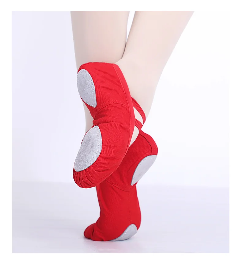 Girls Ballet Shoes for Woman Ballerina Shoes Ballet Flats Women Canvas Soft Sole Dance Slippers Children Practise Dance Shoes